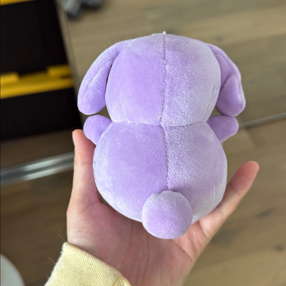 Tatcha Purple Plush Bunny Keychain - Picture 3 of 4